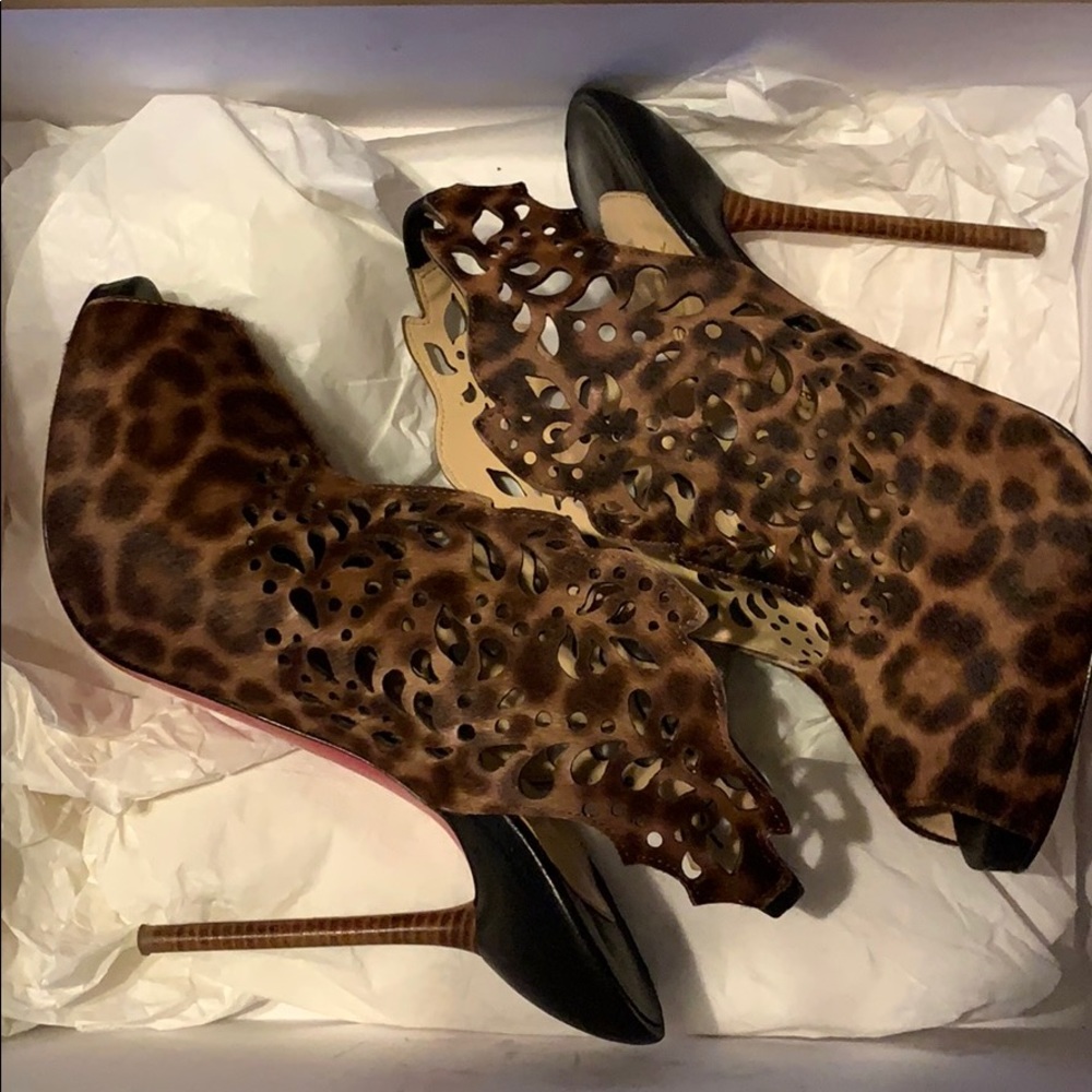 Christian Louboutin Markesling 120 pony Leopard